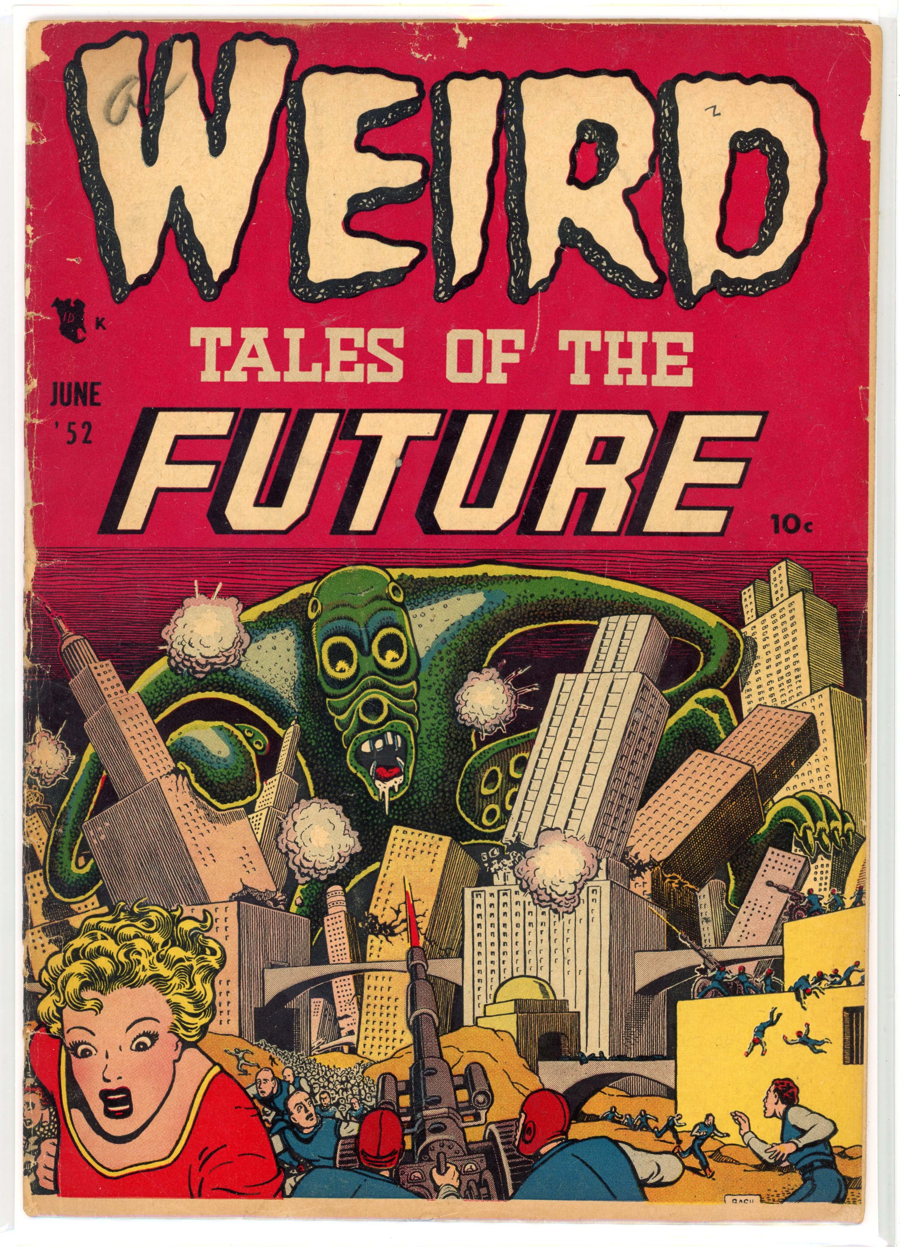 †Weird Tales Of The Future #2 (Aragon, 1952) Classic cover
