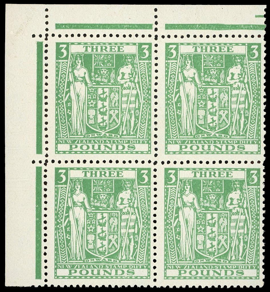 NZ SG F208w block mint