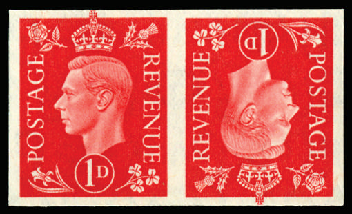 GB 1937 SG 463 imprimatur pair