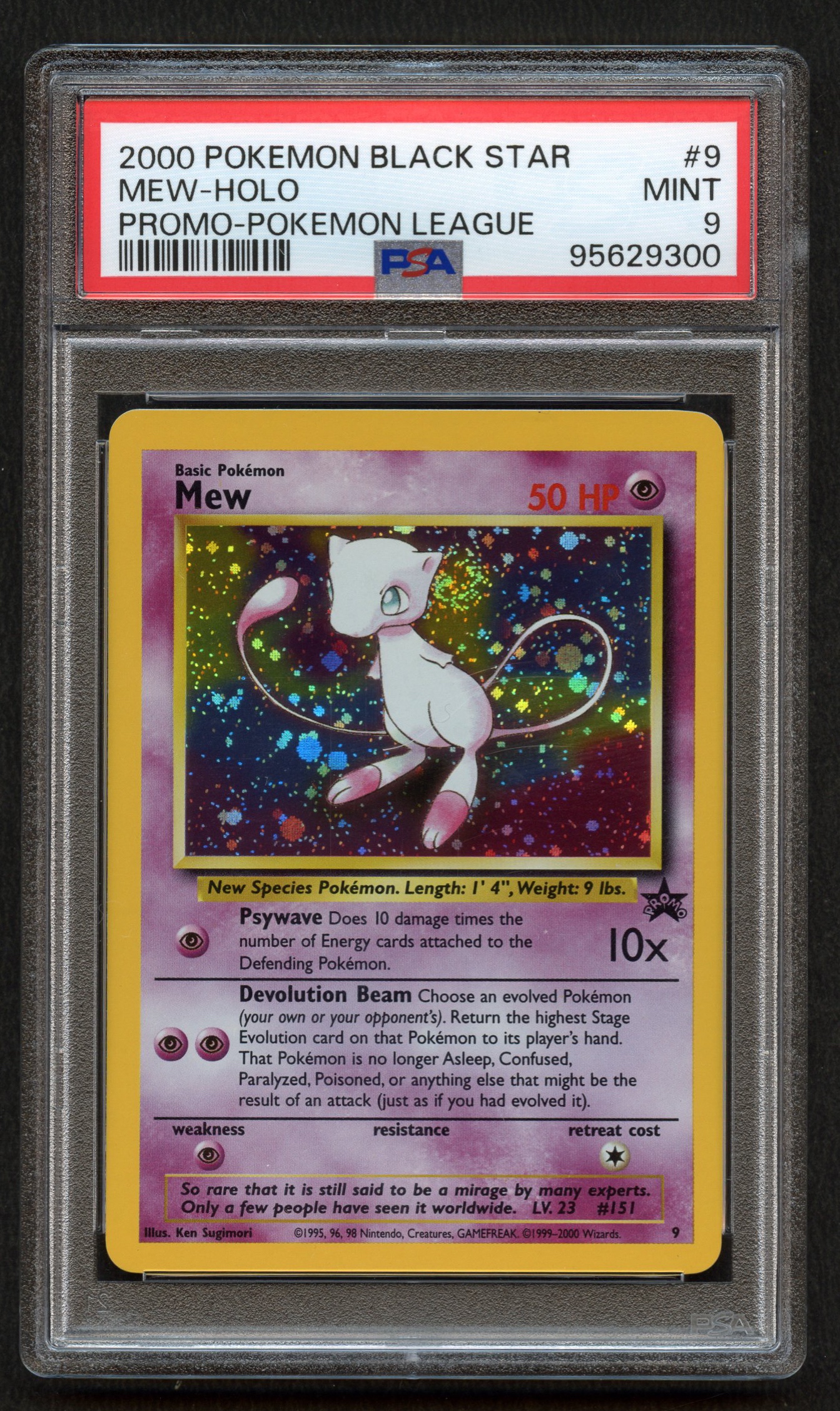 PSA 9 Mew - Black Star Promo #9
