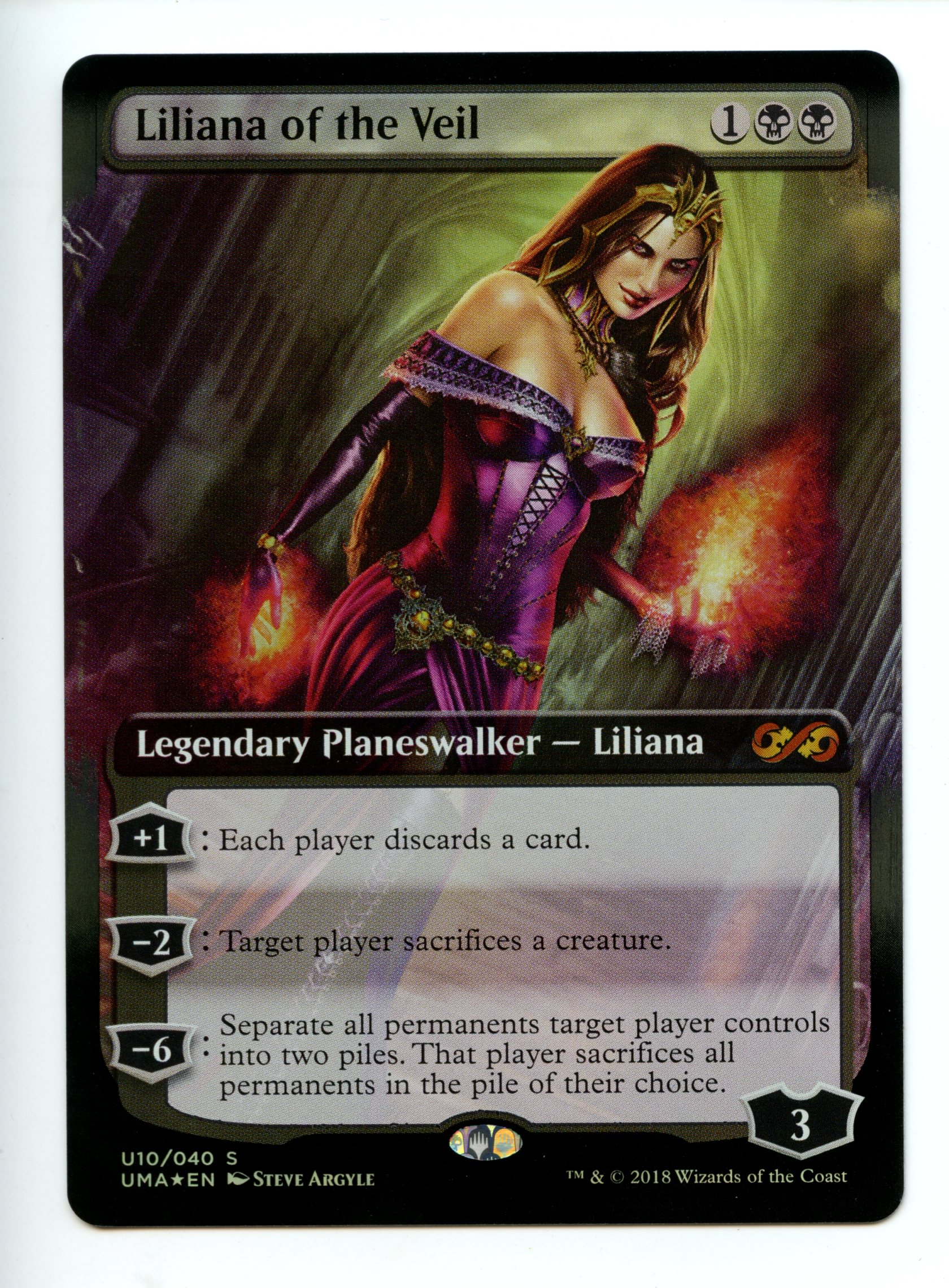 Magic the Gathering - Liliana of the Veil Full Art Foil - Ultimate Masters - Near Mint