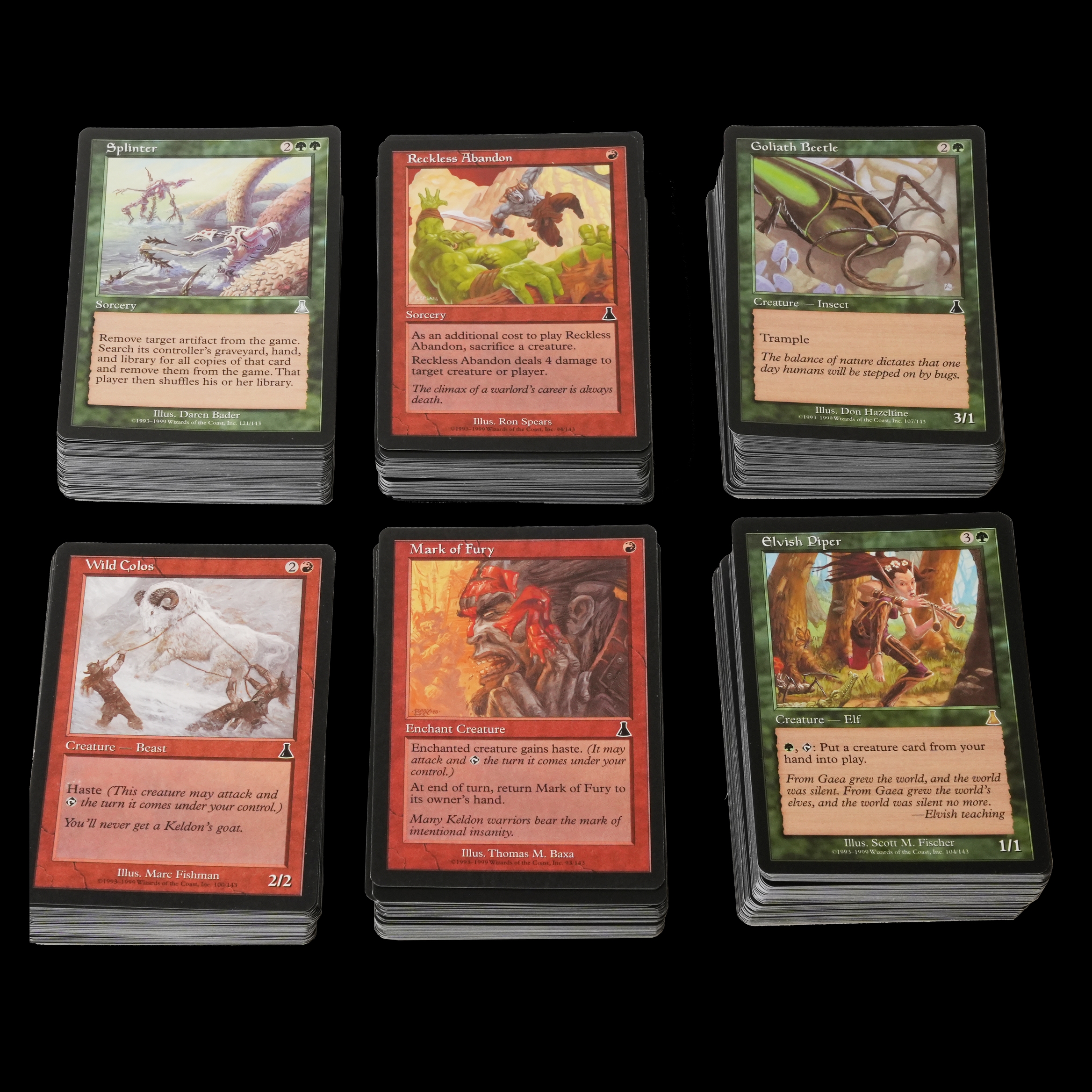 Magic The Gathering Urza's Destiny Collection.