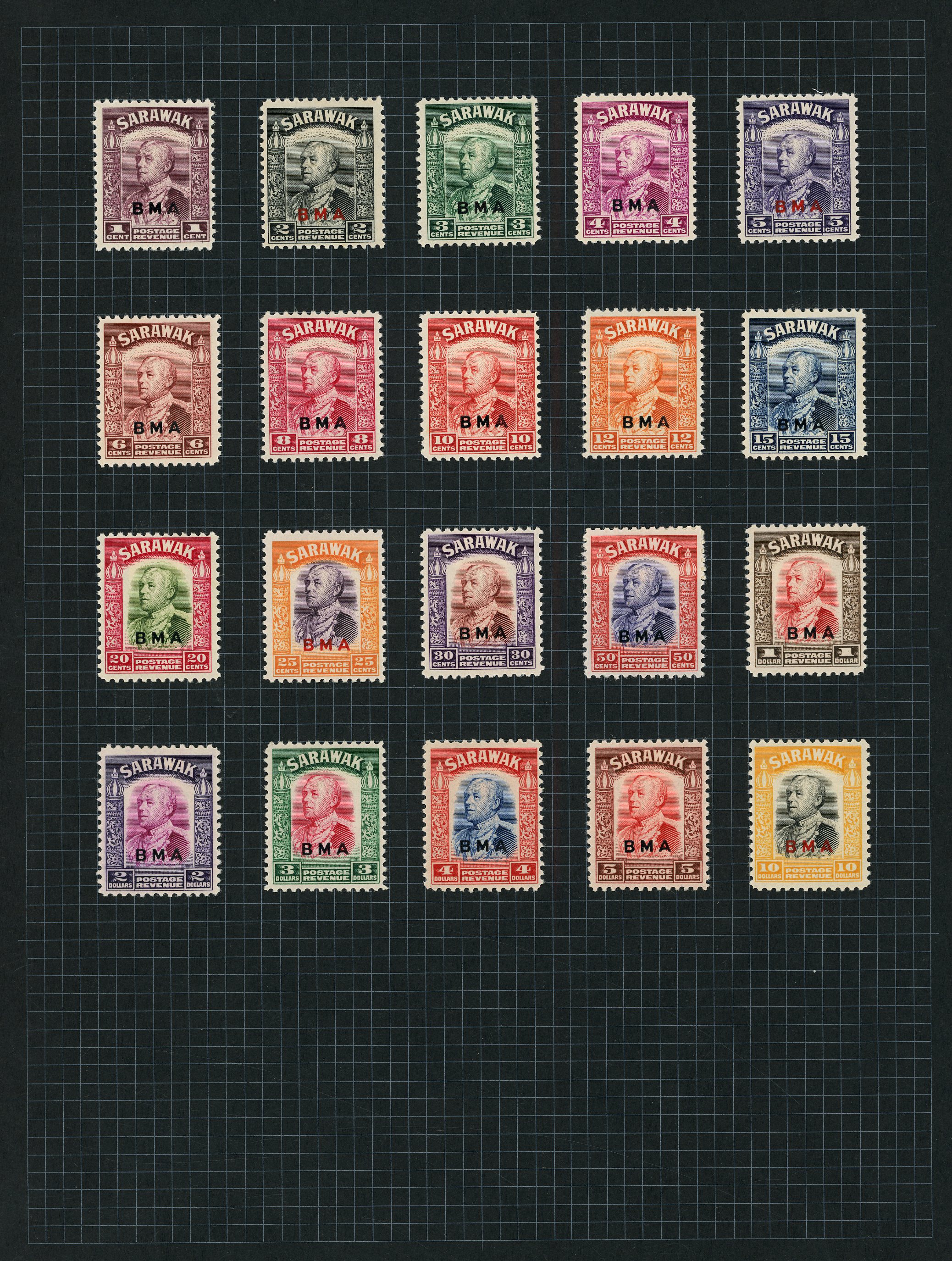 Sarawak SG 126-45 mint