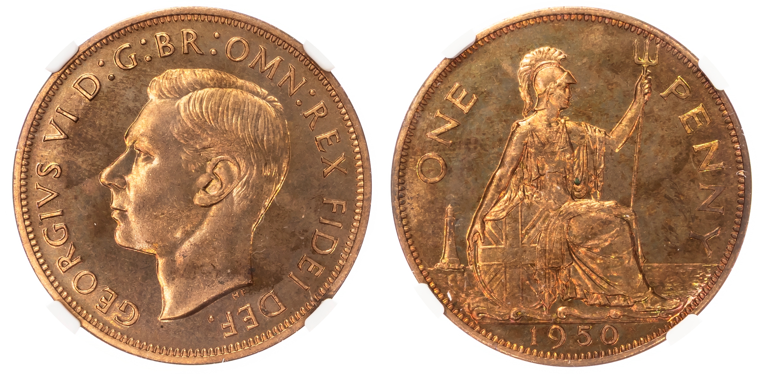 George VI (1936-1952), Penny, 1950.