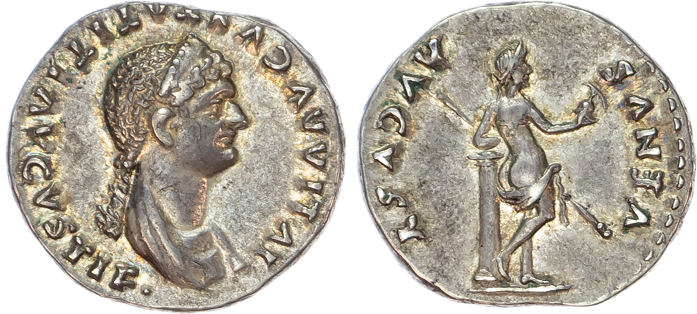 Julia Titi (Daughter of Titus) AR Denarius, Rome, AD 80-81, 3.46g. 