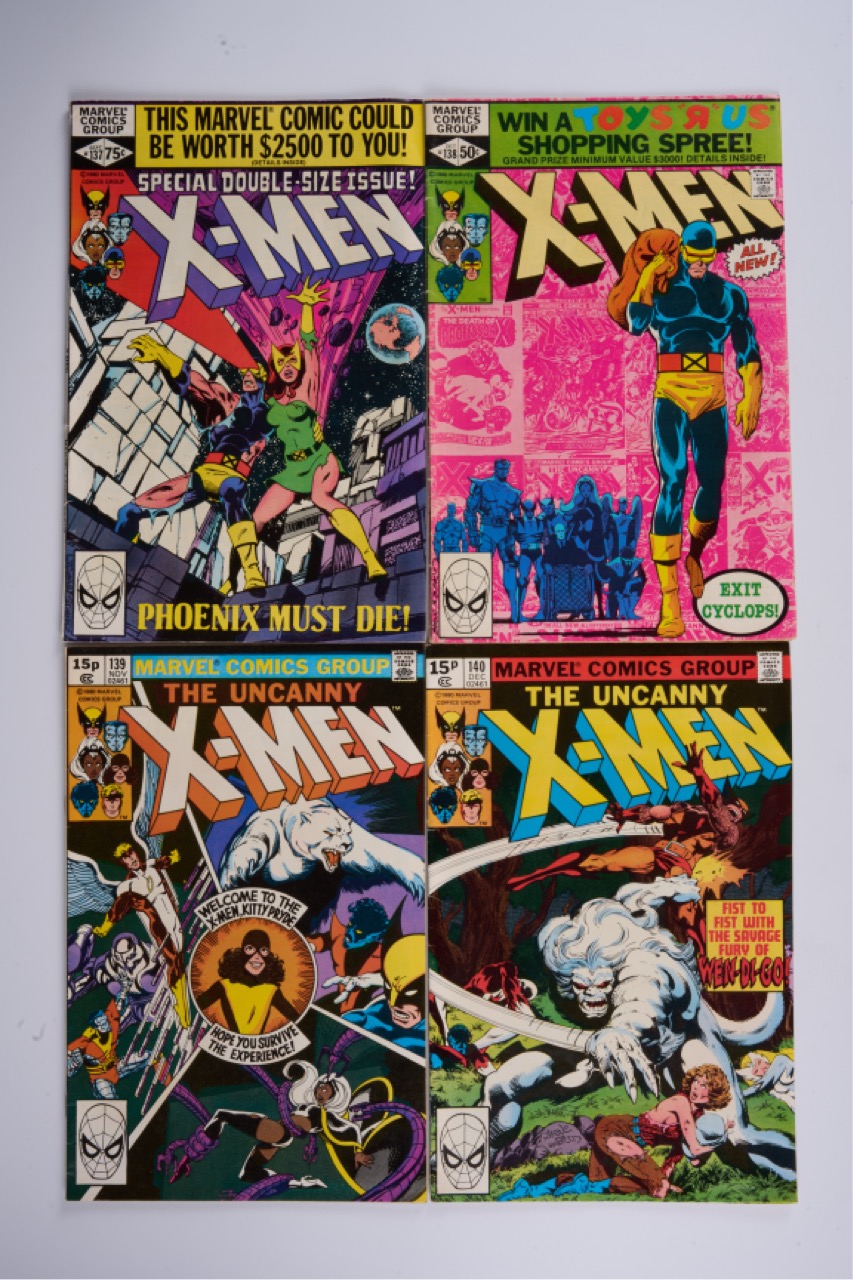 Uncanny X-Men Volume 1 Including X-Men #137 (Marvel Comics, 1980) Bundle of 5