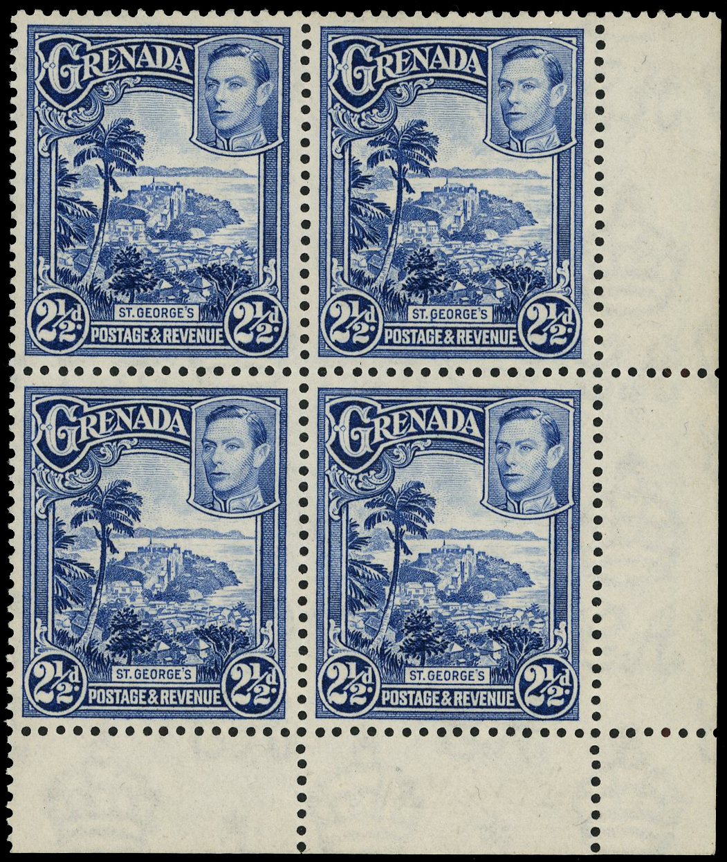 Grenada SG 157a block mint