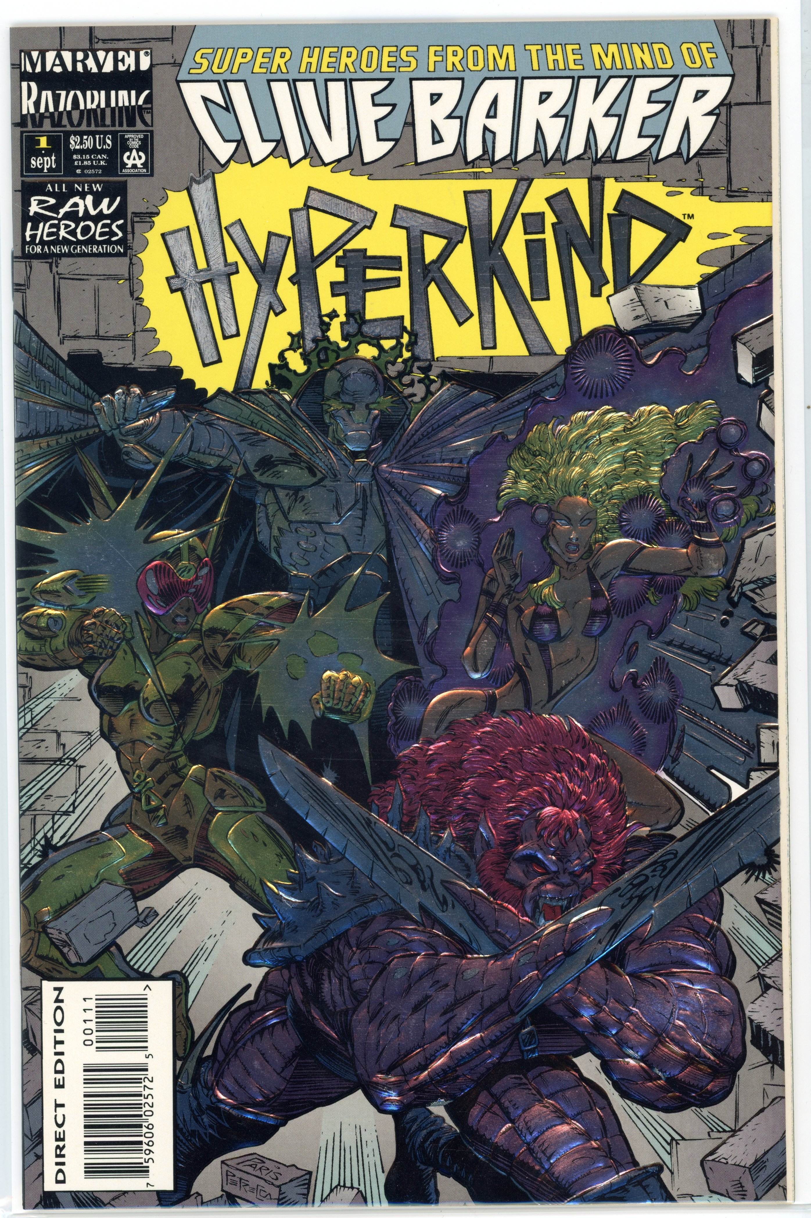 Clive Barker Hyperkind (Marvel Comics, 1993-94) Bundle of 6 