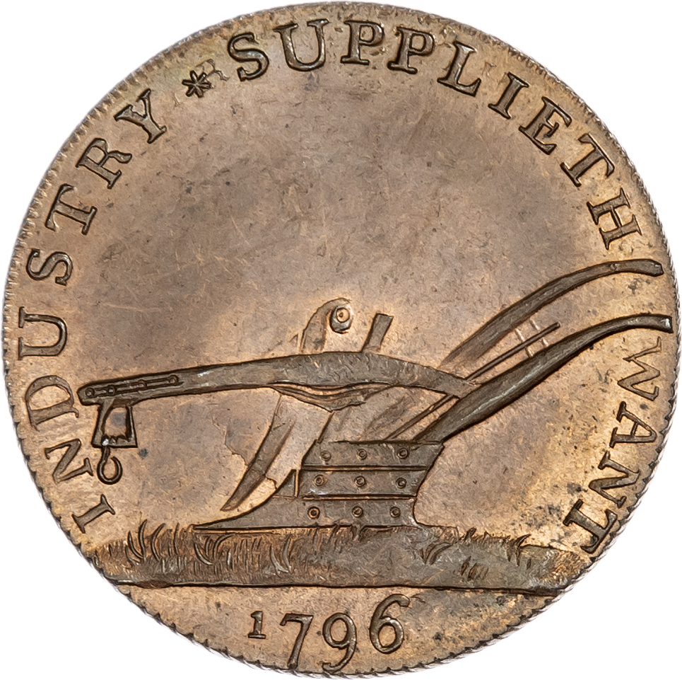 London Social Series, Lutwyche’s Buck Society Halfpenny 1796