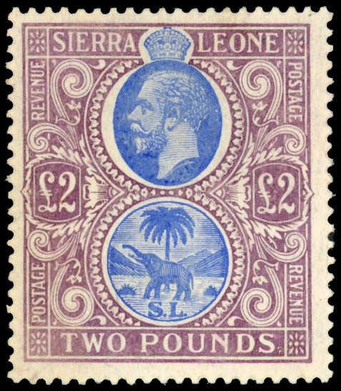 Sierra Leone SG 129 £2 watermark MCA mint