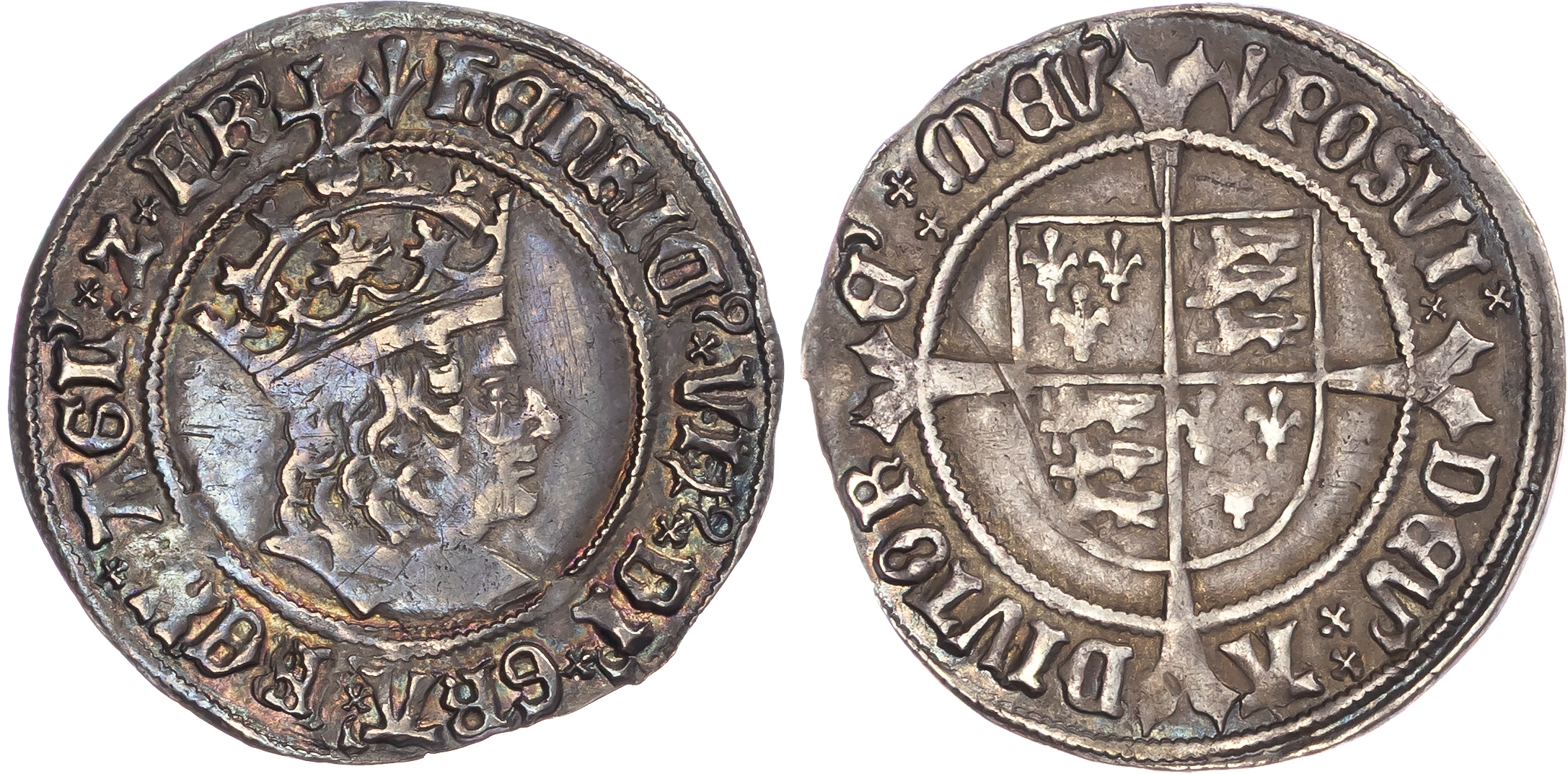 Henry VII (1485-1509), AR Groat, Regular Issue, Tower (London) mint, mm. pheon (1505-1509).