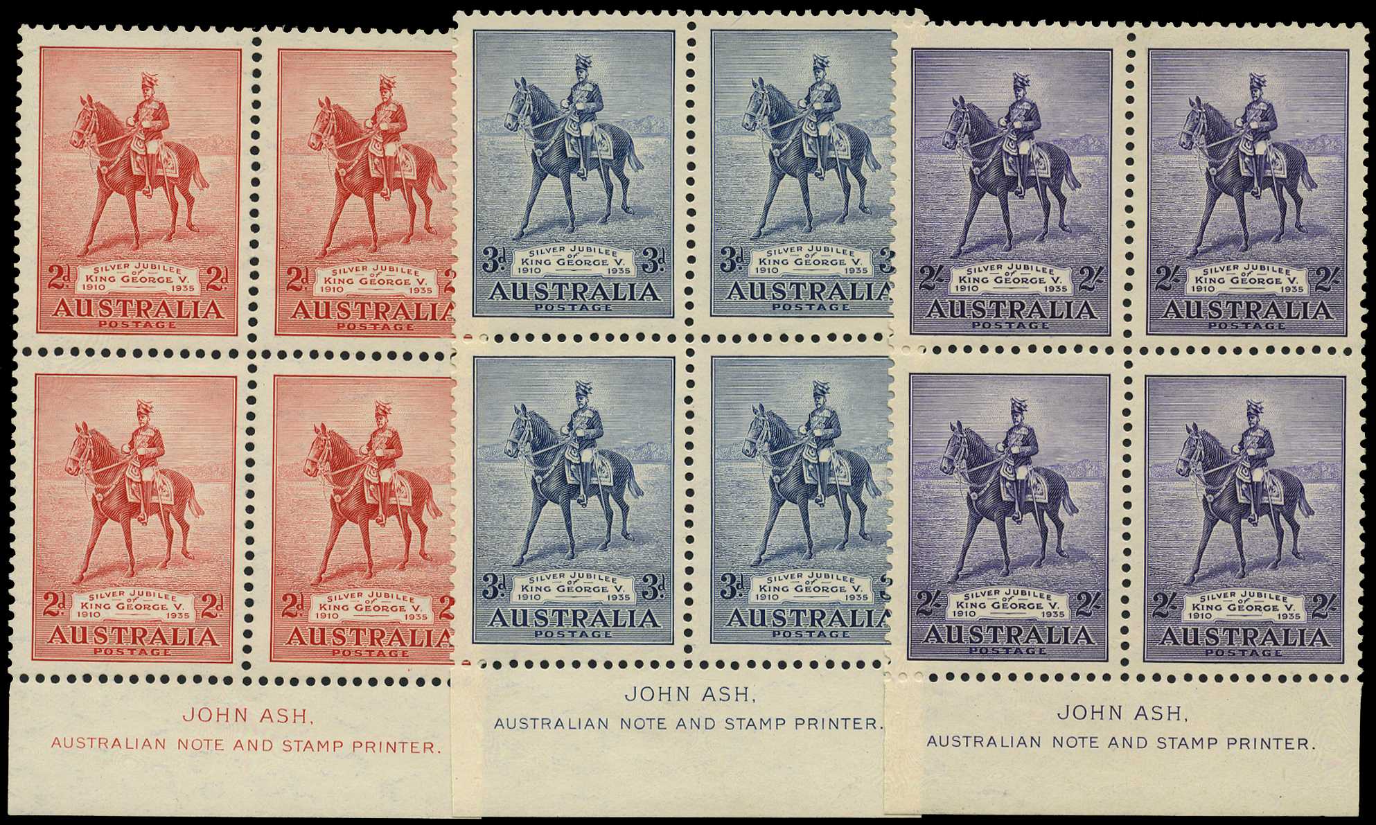 1935 Silver Jubilee set of three in Ash...