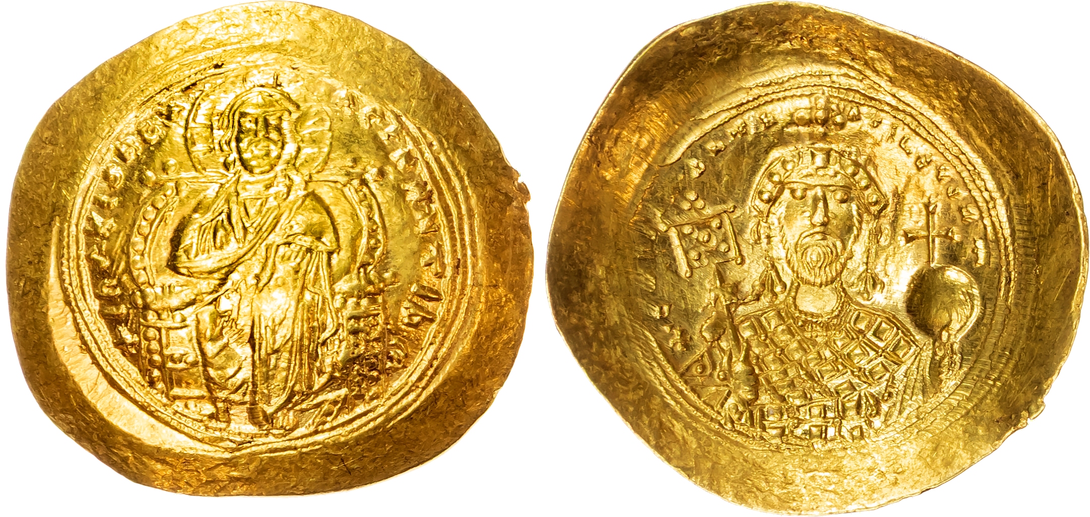Constantine IX (AD 1042-1055) AV Histamenon, Constantinople, 4.32g. 