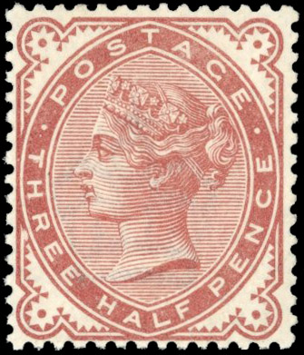 GB: 1880 1½d Venetian red, mint