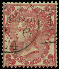 GB 1862  SG75 Pl.2 Used Edinburgh duplex