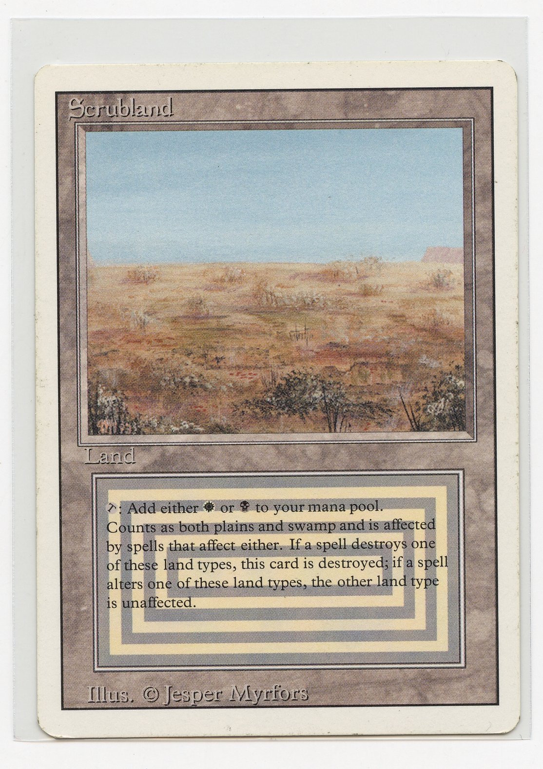 Scrubland - Revised Dual Land (GD)