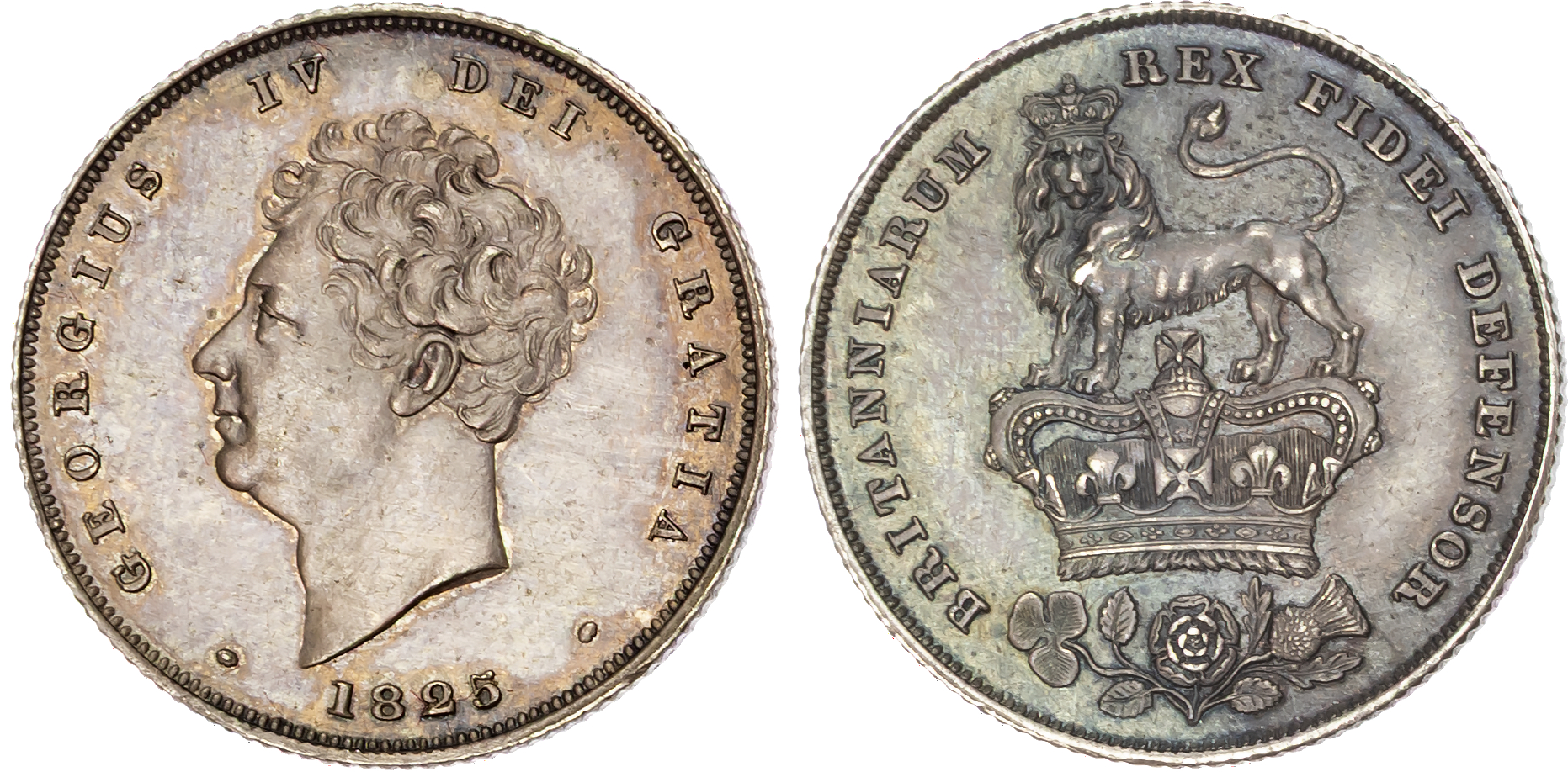 George IV (1820‑1830), AR Shilling, 1825.