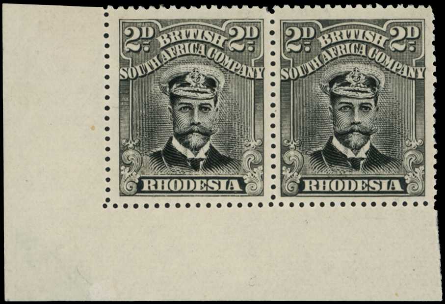 1913-17 2d Head Die II, perf 15. Lower...