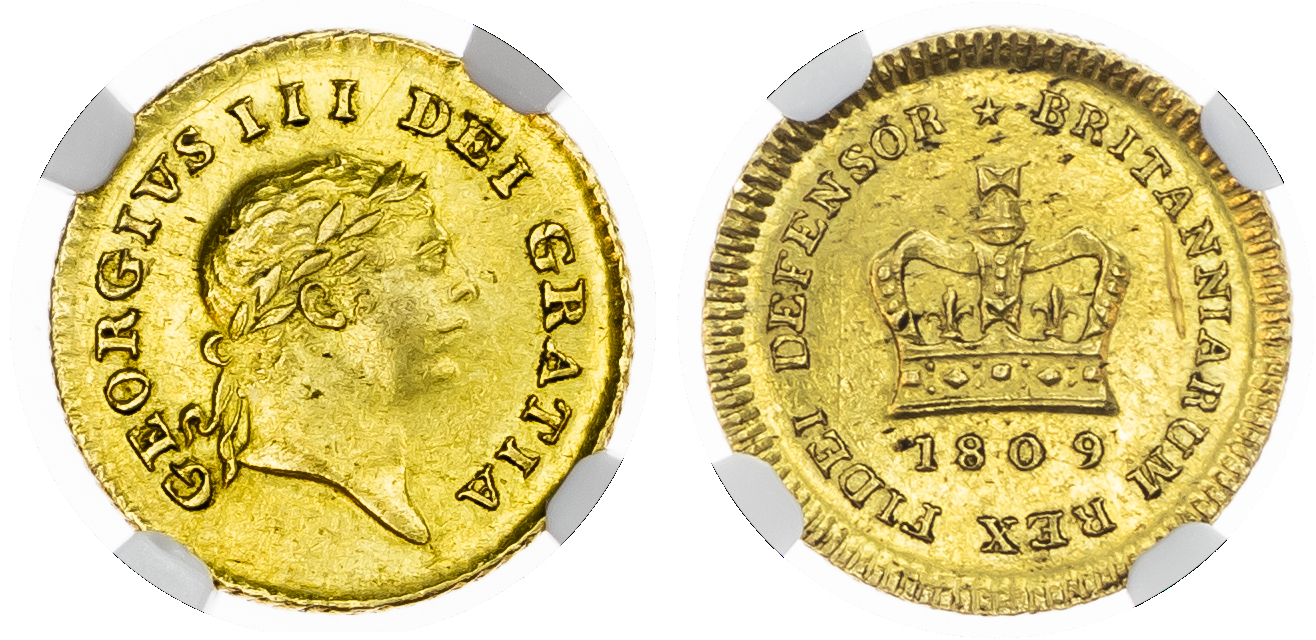 George III (1760‑1820), Third‑Guinea, 1809