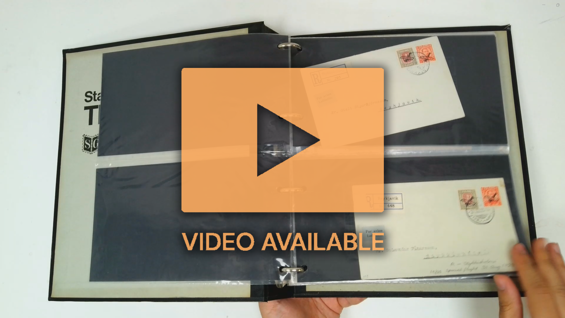 Iceland: Airmail Postal History collection 1920-40s