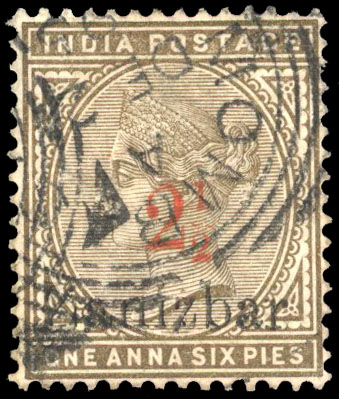 Zanzibar SG 22k used 