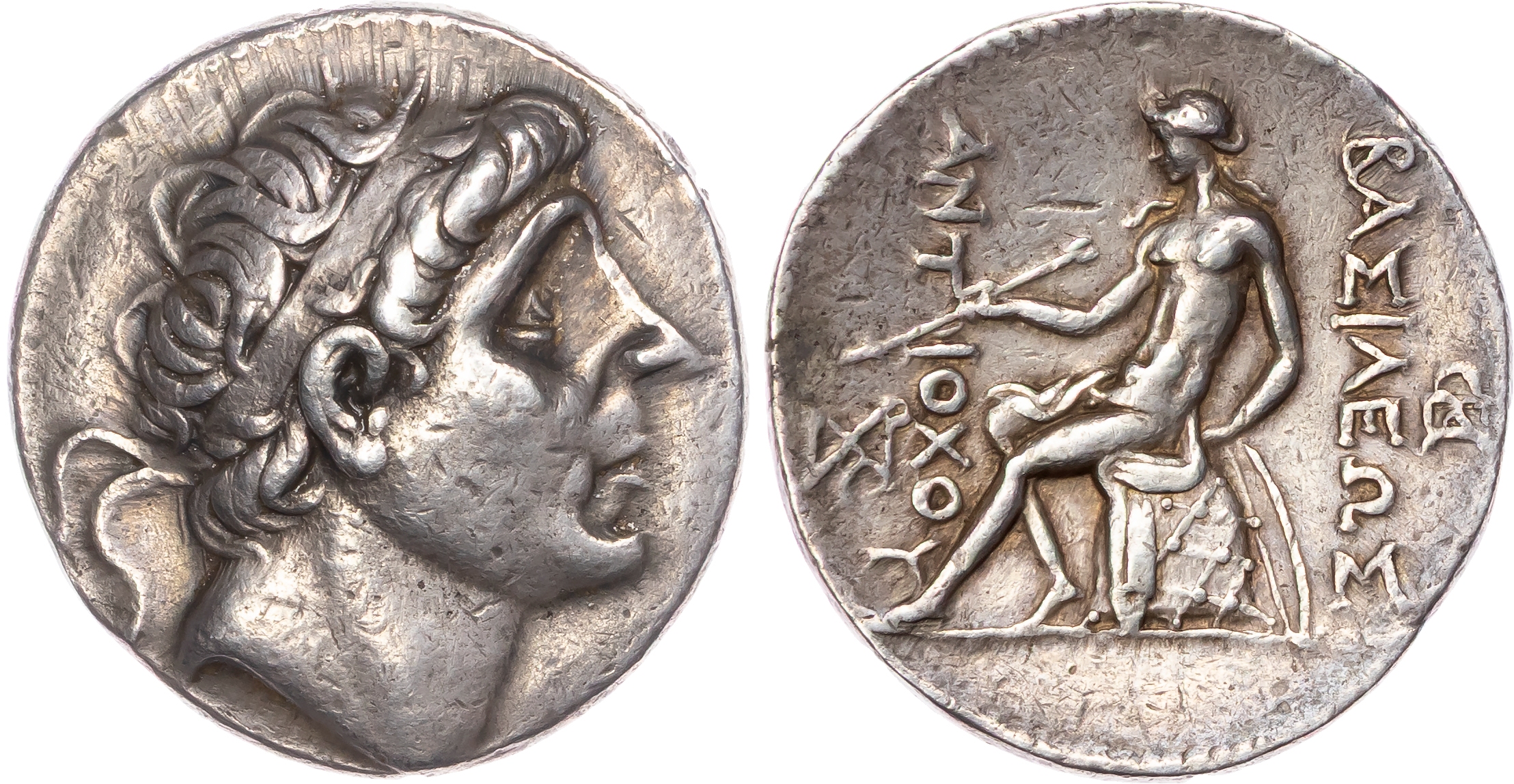 Seleukid Empire, Antiochos II Theos (261-246 BC) AR Tetradrachm, Seleukia, c. 261-265 BC, 17.13g.