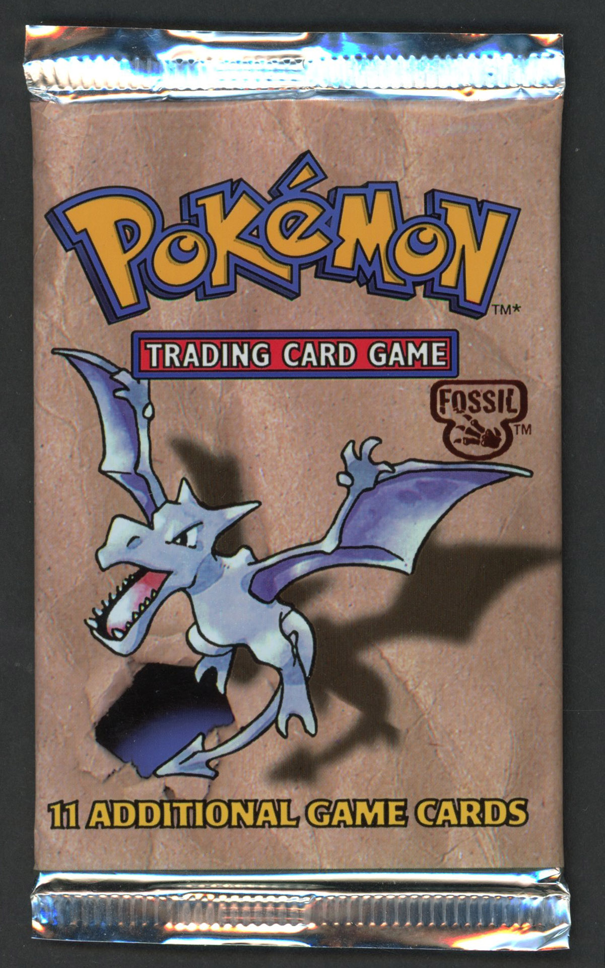 Fossil Unlimited Sealed Booster Pack - Aerodactyl artwork.