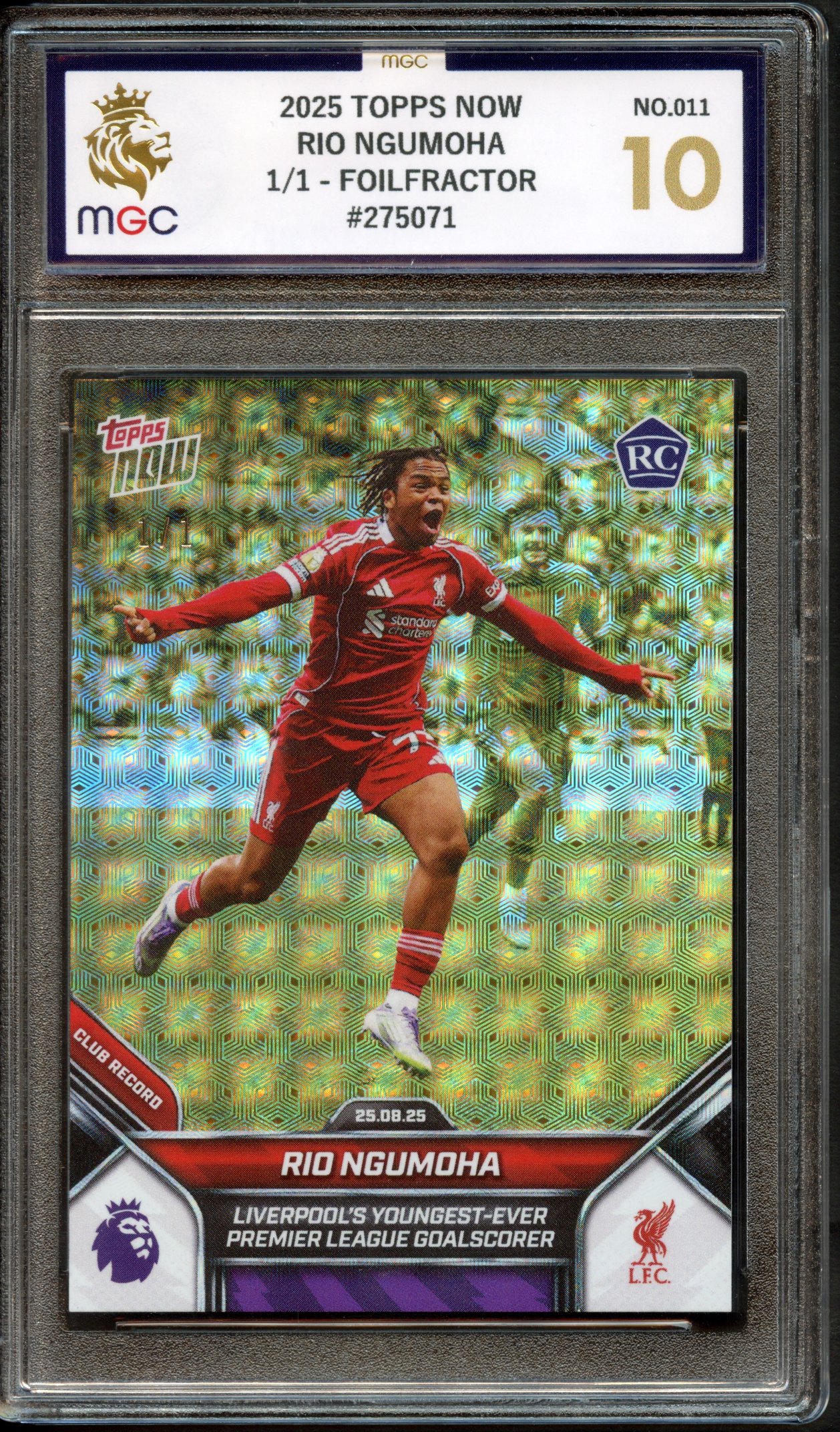 2025 TOPPS NOW RIO 1/1 FOILFRACTOR #275071