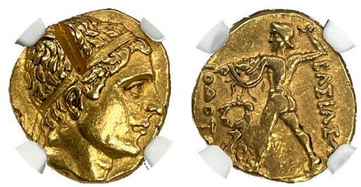Kingdom of Baktria, Diodotos I Soter (c. 255-235 BC) AV Stater, 8.42g. 