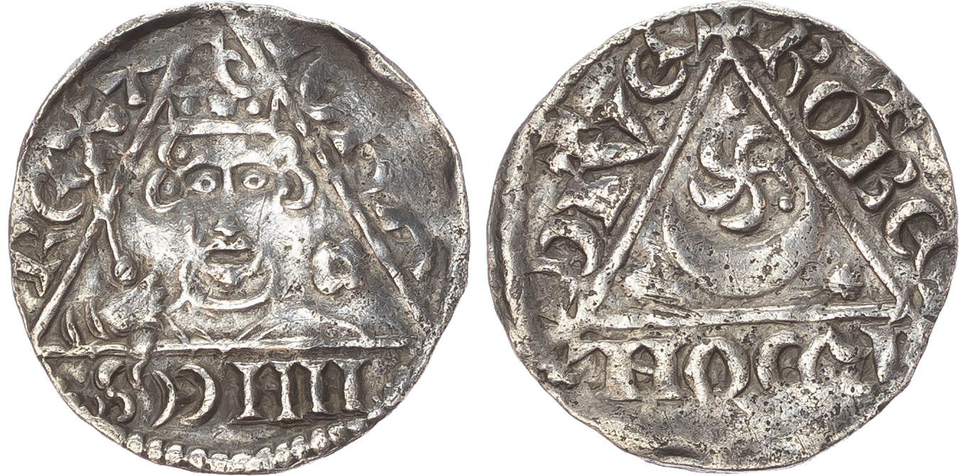 Ireland, King John (1199-1216), Penny, third ‘rex’ coinage (1208/9 – c. 1211/12), Dublin mint, moneyer Roberd. 