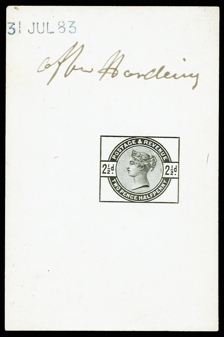 Great Britain 1883 (PROOF) SG190var