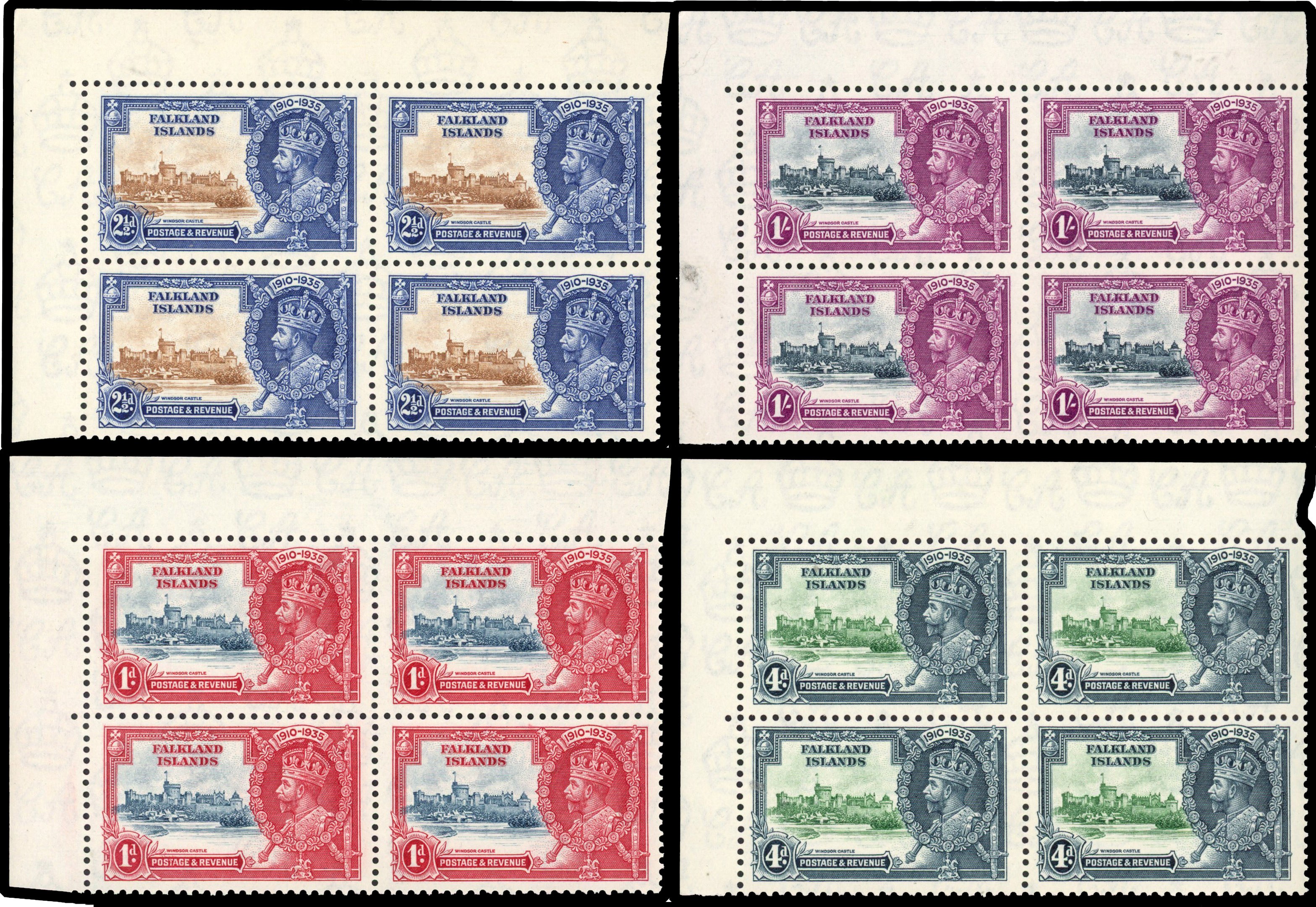 Falkland Islands SG 139-142b