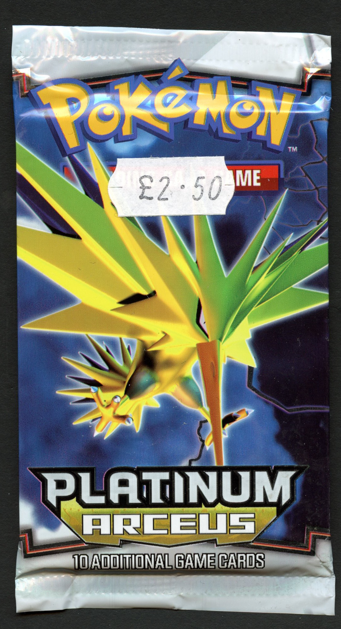 Pokémon Platinum Arceus Sealed Booster Pack - Zapdos