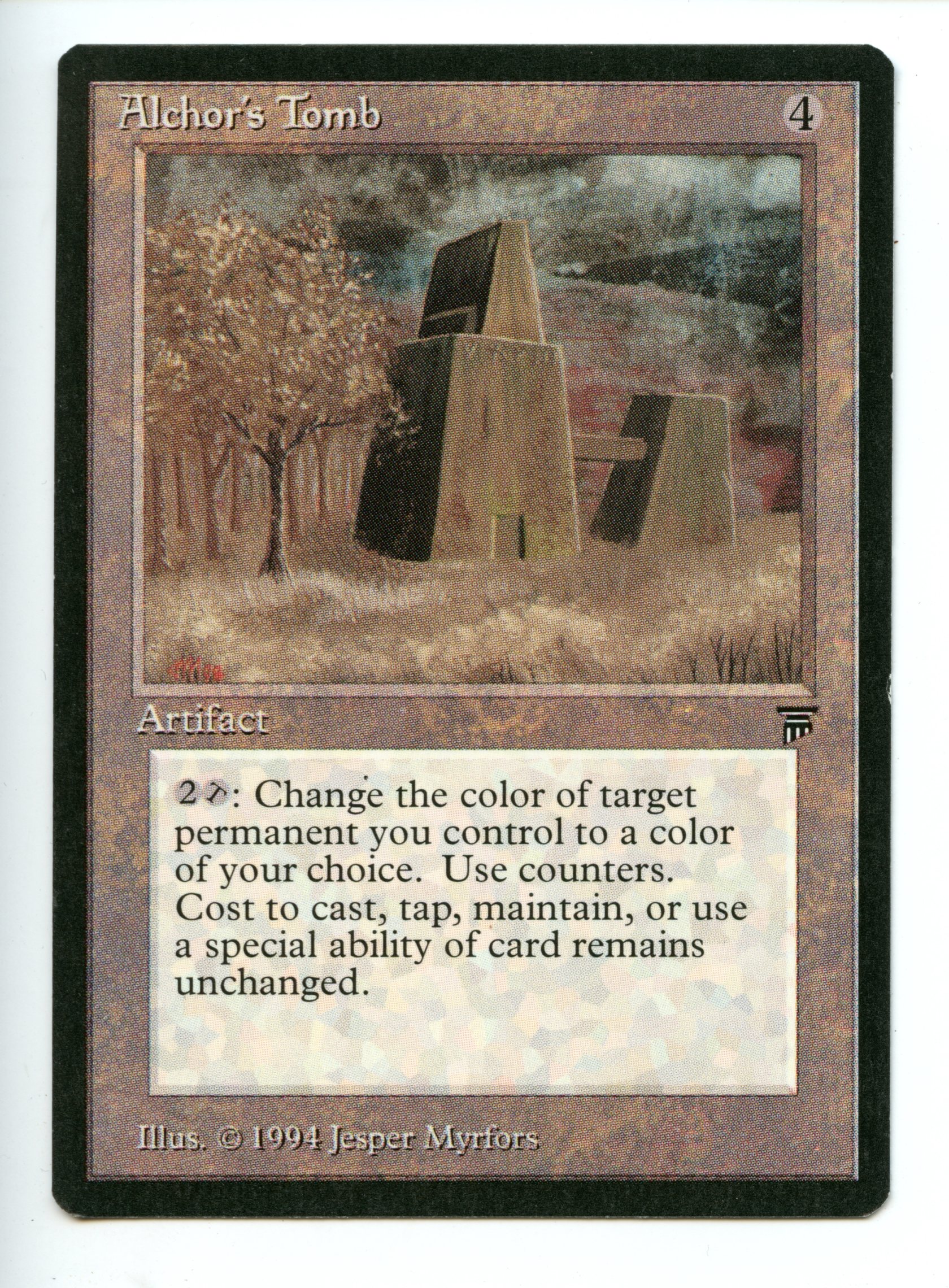 Magic the Gathering - Alchor's Tomb  - Legends - Lightly Played 