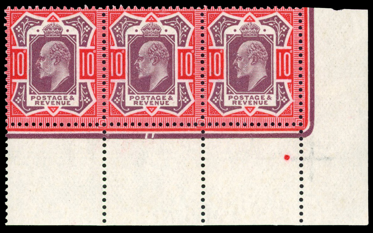 SG 310 lower marginal strip of three 