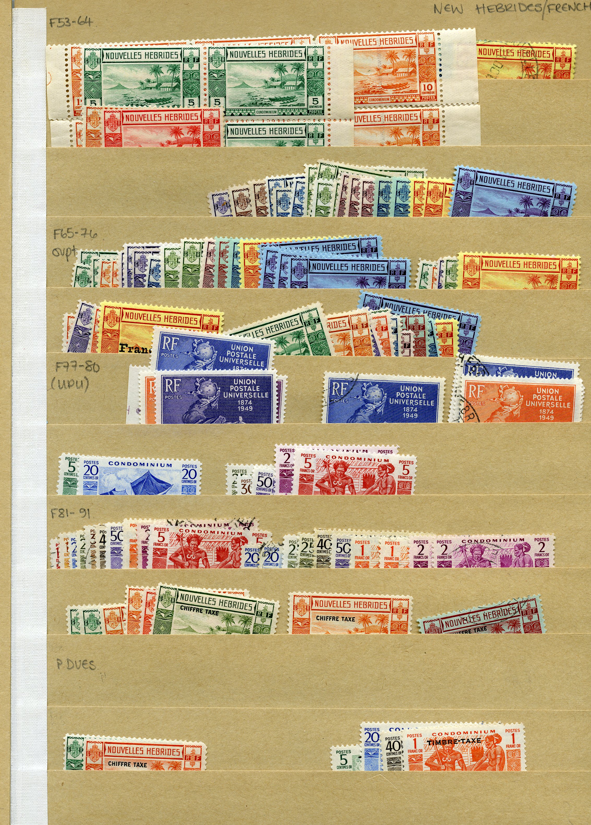 1937-52 KG VI stock on manila stocksheets,...