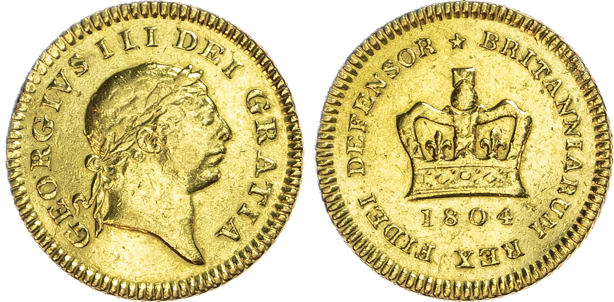 George III (1760-1820), Third-Guinea, 1804.