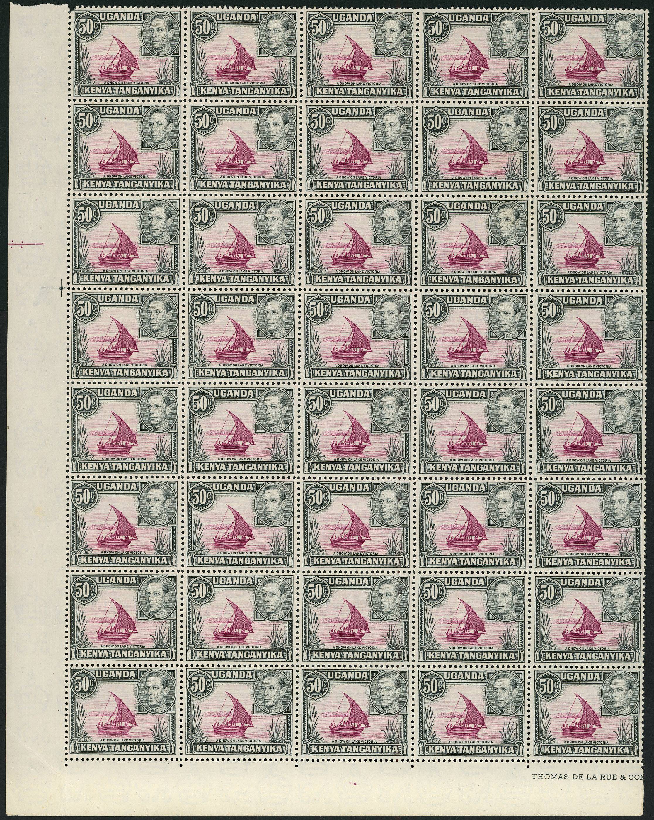 KUT SG 144ea, eb block mint