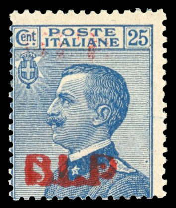 Italy 1923 B.L.P. 25c. no stop after P unmounted o.g.