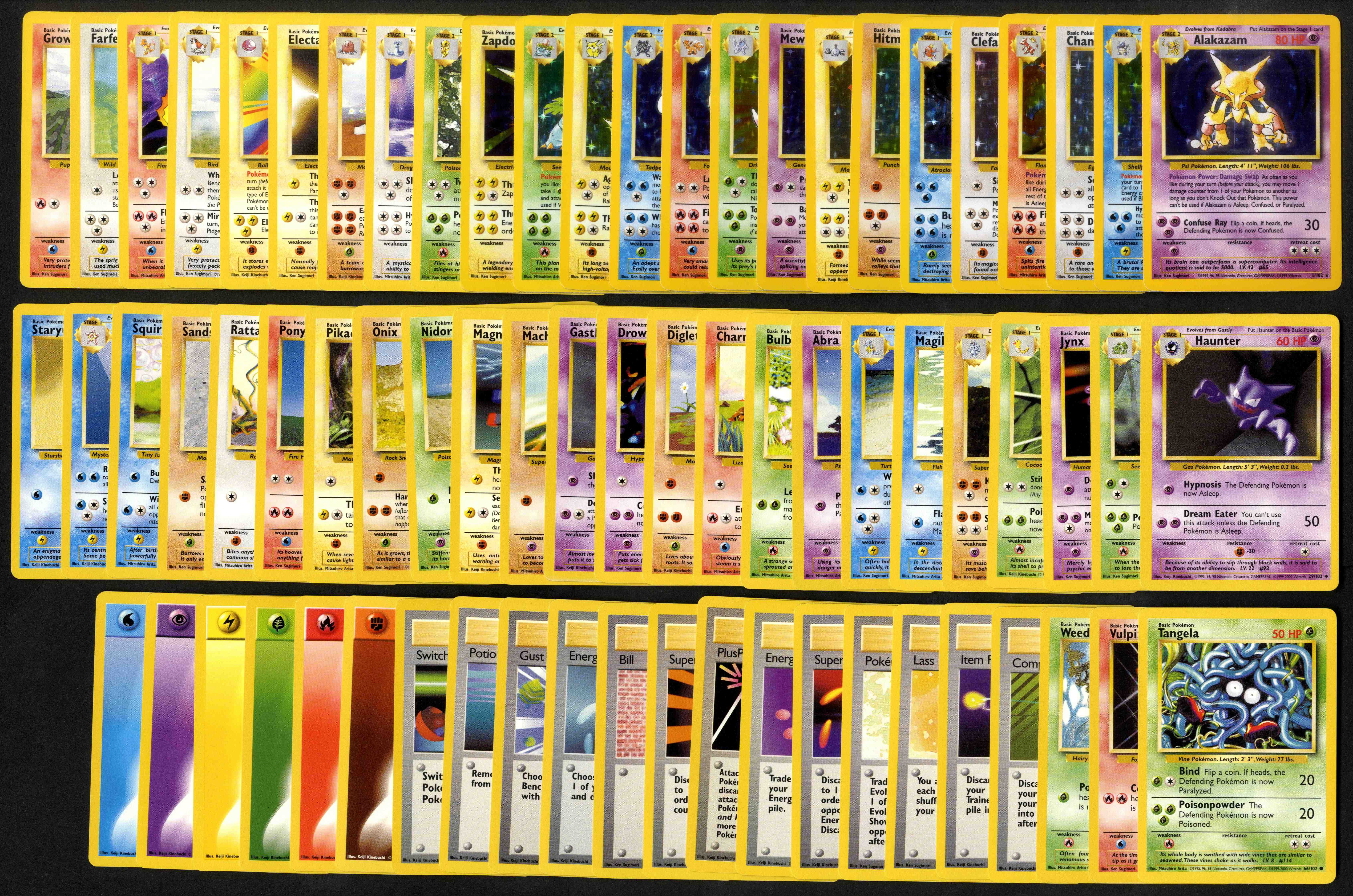 Base Set -  Unlimited & 4th Print - 69/102 cards