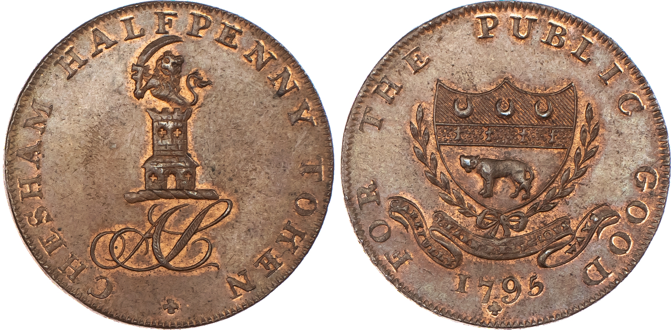 Chesham, Adam Simpson (draper) Halfpenny...