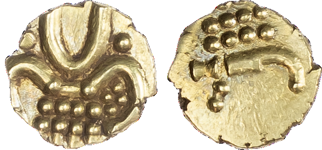 India, Cochin, gold Fanams (4), c. 1600-1750