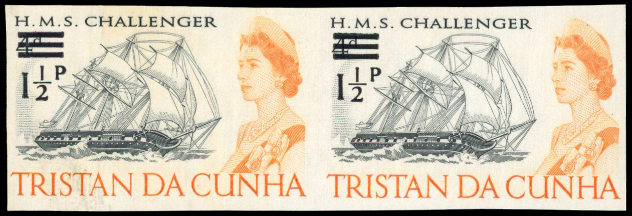 Tristan da Cunha SG 139 var pair