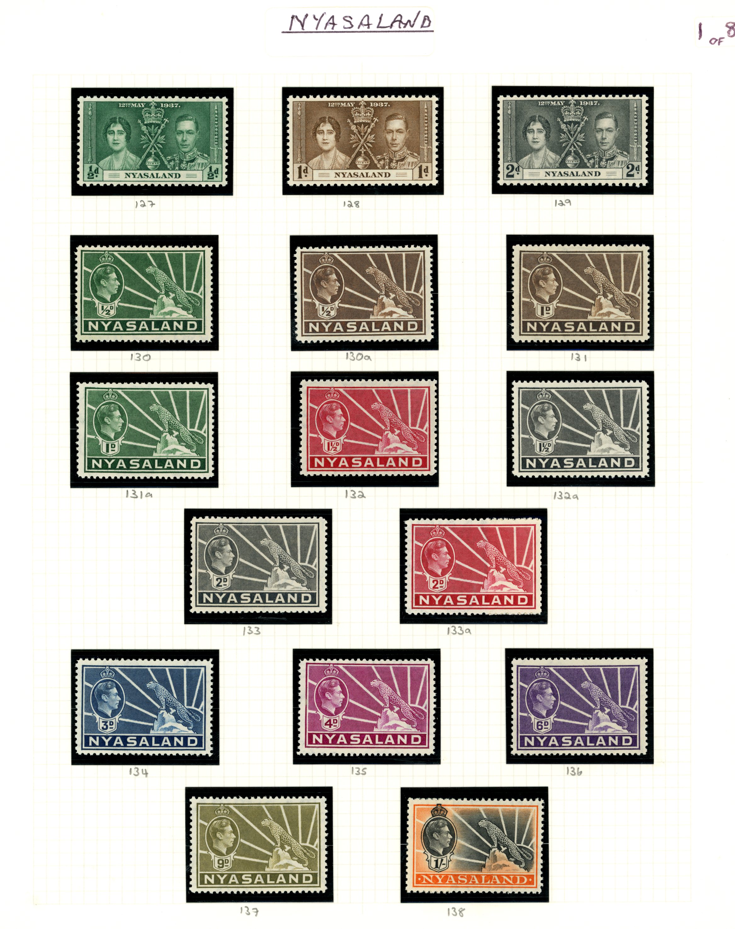 1937-51 KG VI collection (55) on...