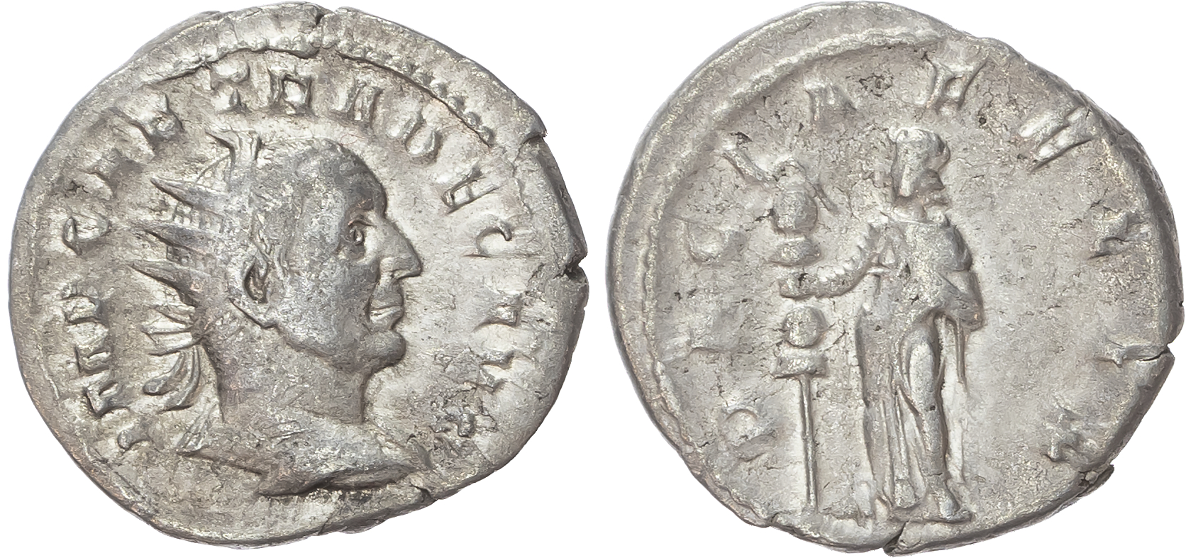 Trajan Decius (AD 249-251) AR Antoninianus, Rome, AD 250, 3.96g. 