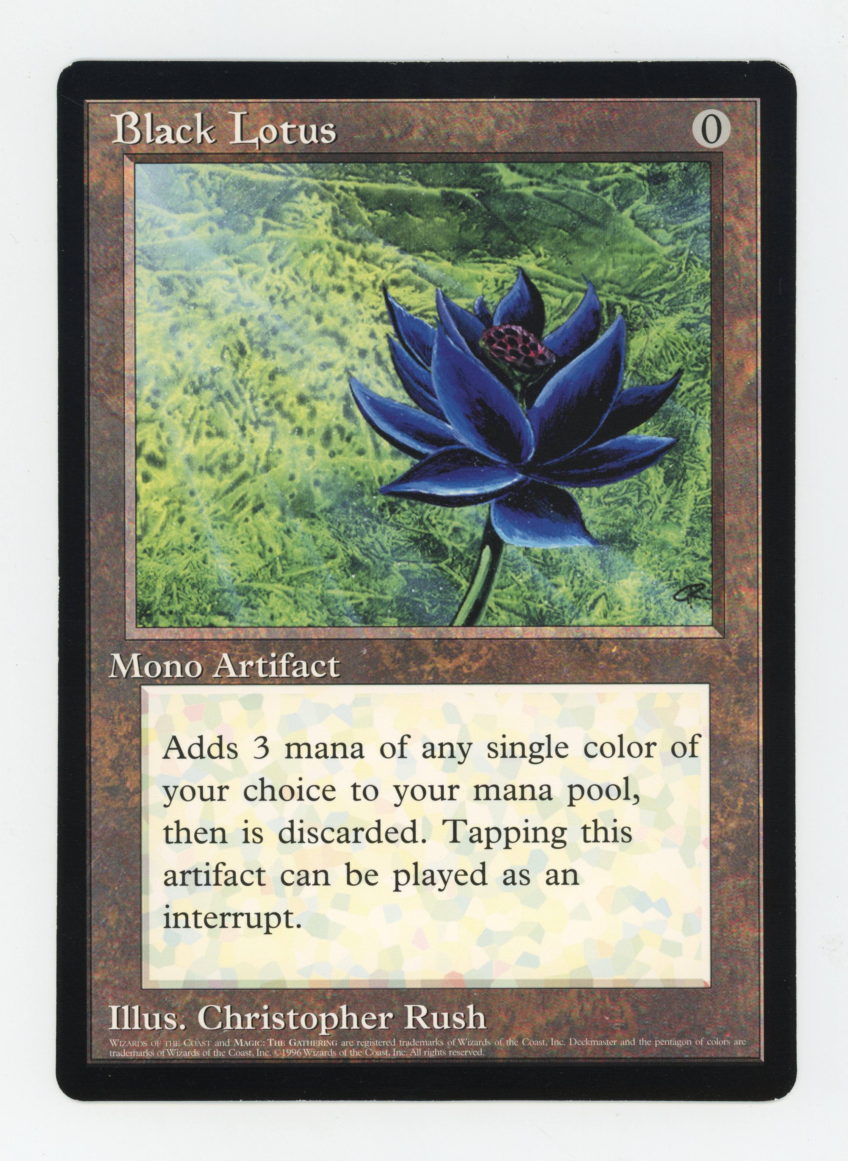 Black Lotus - 6x9 Oversized Promo (EX)