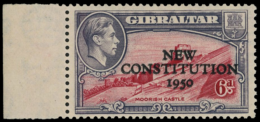 Gibraltar SG 142a mint