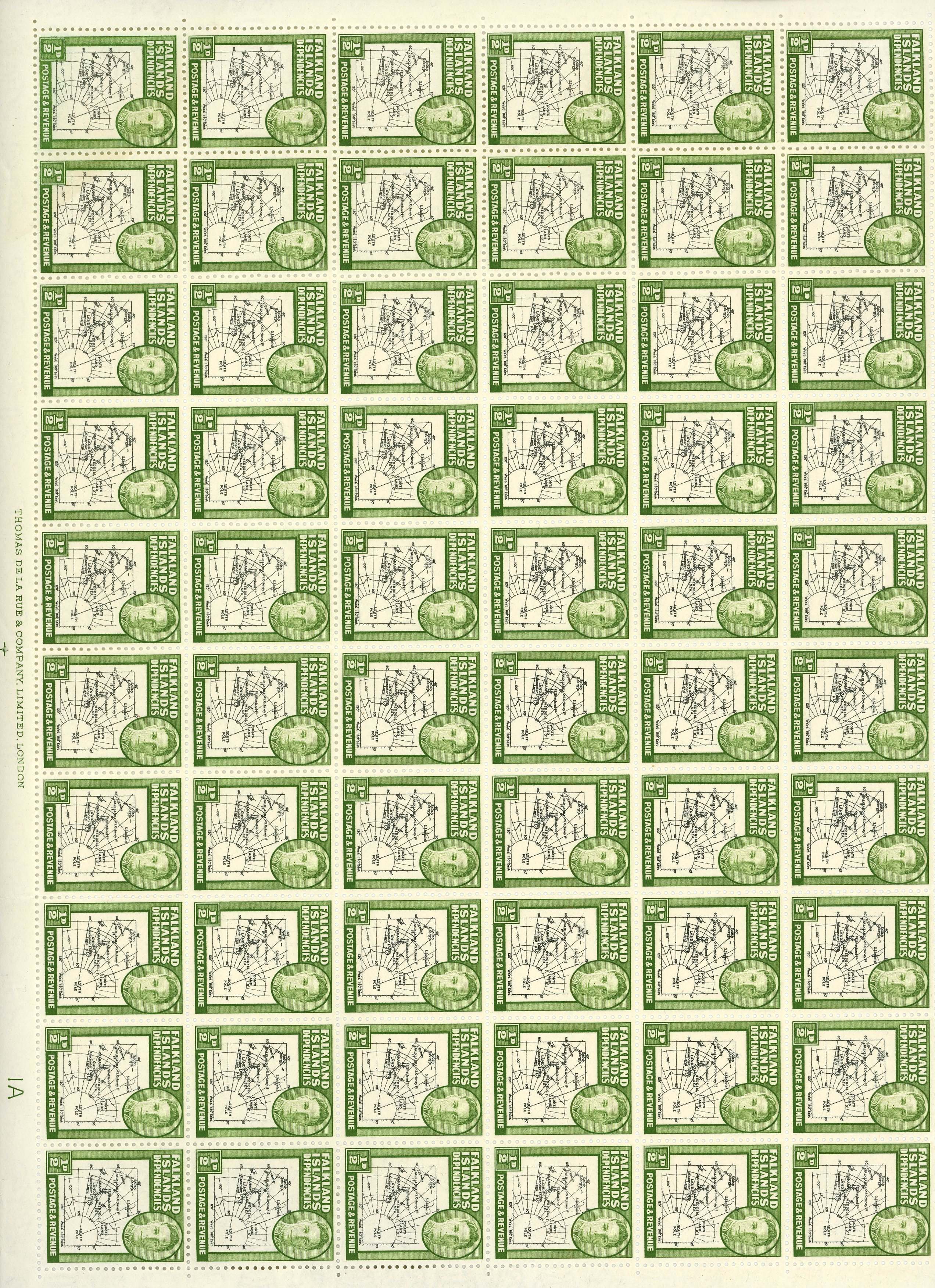 FID SG G1, a, c sheet mint