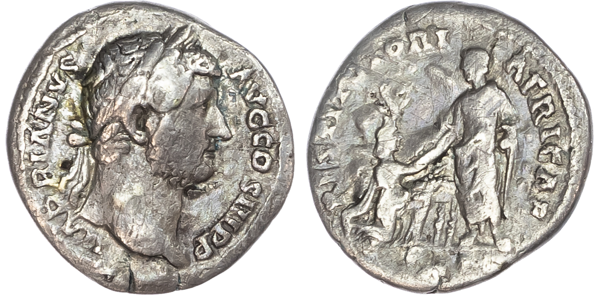 Hadrian (AD 117-138) AR Denarius, ‘Travels Series’, mint of Rome, AD 130-133, 3.27g. 