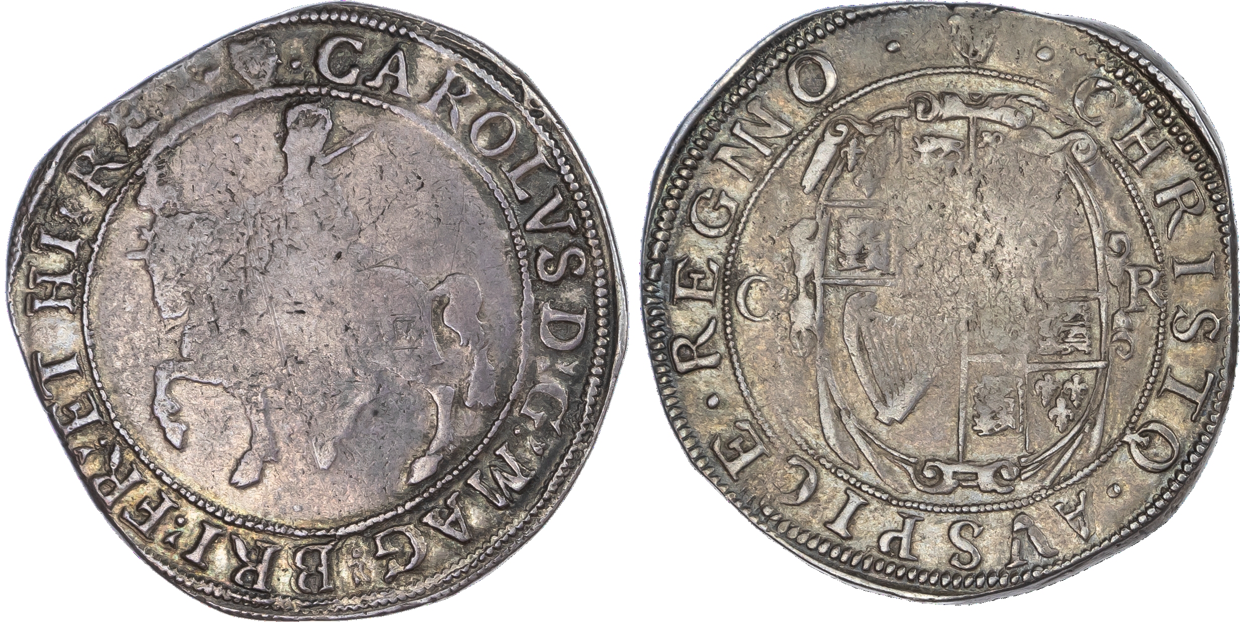 Charles I (1625 ‑1649), AR Halfcrown, 14.87gm., Tower Mint,